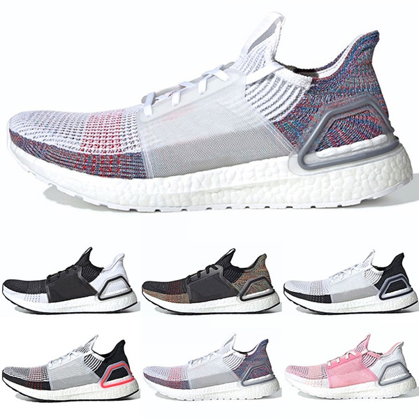 2019 Ultra Boost 19 Men Women Running Shoes Ultraboost 5.0 Laser Red Dark Pixel Core Black Ultraboosts Trainer Sport Sneaker Free Shipping