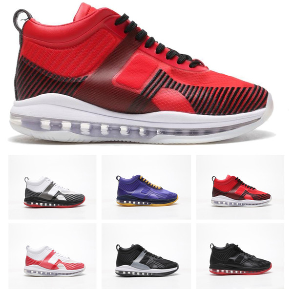 Icon QS Basketball Shoes For Men White Black Red Grey Purple Pink Mens Trainers Sports Shoes Luxury Designer Sneakers Size 40-46