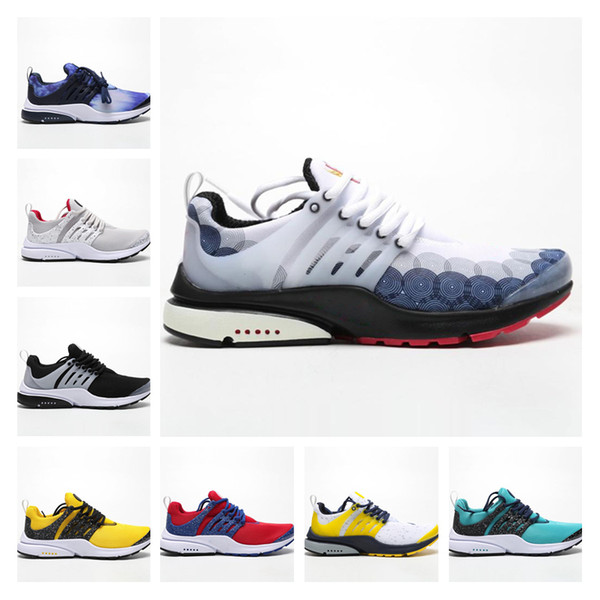 QS Running Shoes Mens Coloured drawing or pattern men Athletic Sports Sneakers Presto Designer Shoes With Box Size 36-45