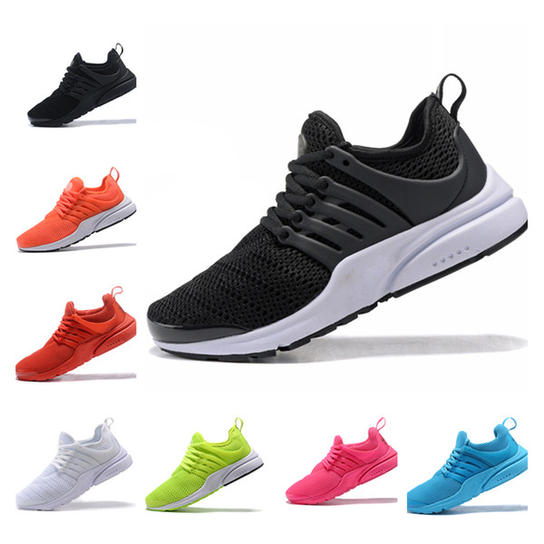 QS Running Shoes For men women Black White Gold Blue Green Red Mens Athletic Sports Sneakers PRESTO Designer Shoes Size With Box 36-45