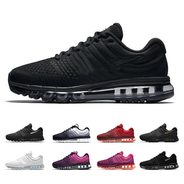 2019 Tn Cushion Run Mens 2017 Running Shoes OG Triple White Black Designer Women Trainers Sports Sneakers Casual Shoes Size 5.5-12