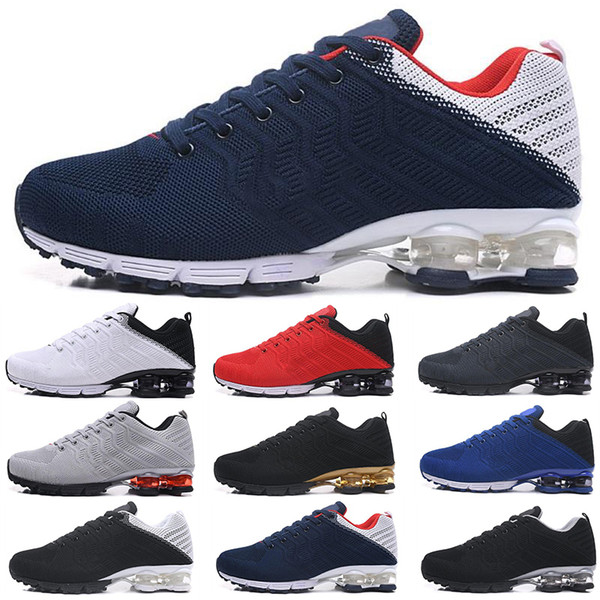 2019 Mens Shox 628 Designer Shoes Gold Airs Cushion Shox Nz Basketball Shoes Chaussures Hombre Men Knit Running Shoes Trainers Size 40-46