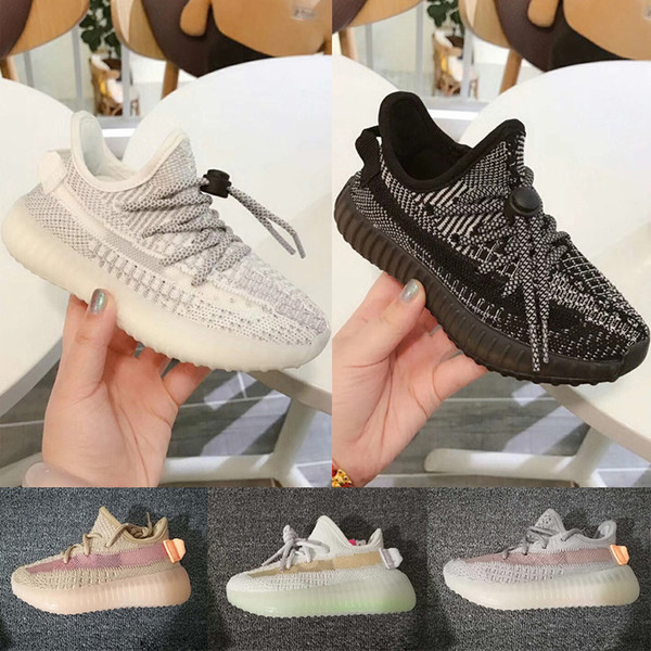 2019 True Form Kanye West V2 Kids Designer Shoes Hyperspace Clay Static Boys Girls 700 Children Sport Sneakers Running Trainers Size 28-35