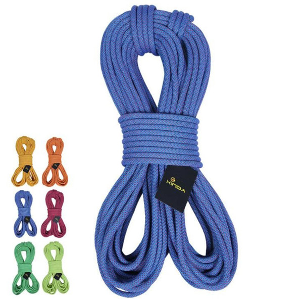 Xinda 8/10.5/12mm outdoor climbing mountaineering safety life-saving ropes Short distance downhill escape survival nylon rope