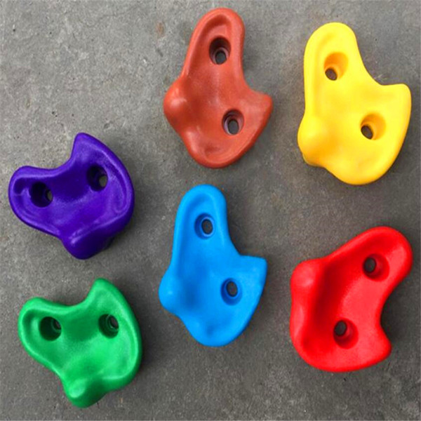 Outdoors Climbing Rock Climbing Holds with Mounting Hardware tools High quality and safety Color random Hot Sale