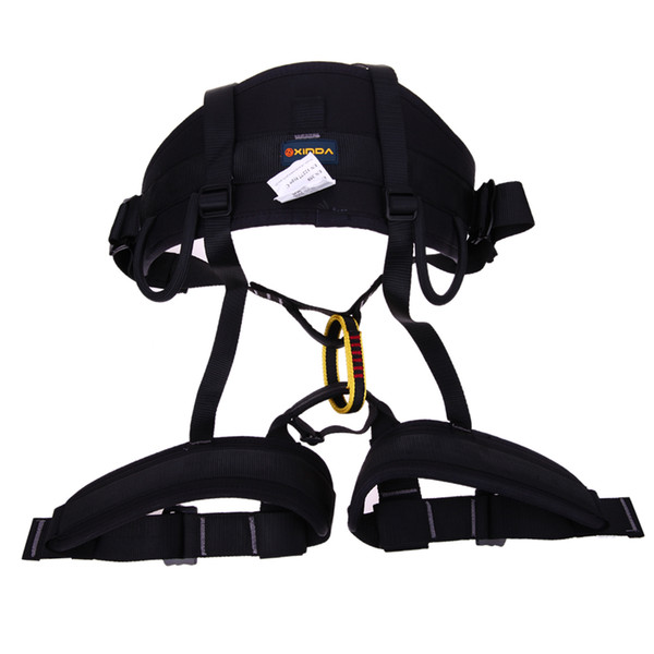 Wholesale-500 Kg Load Bearing Harness Bust Seat Belt Professional Outdoor Mountain Rock Climbing Harness Rappelling Harness Belt