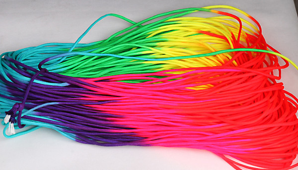 328Ft(100m)rainbow paracord 550 Paracord colorful paracord Parachute Cord Lanyard Rope Mil Spec Type III 7 strand