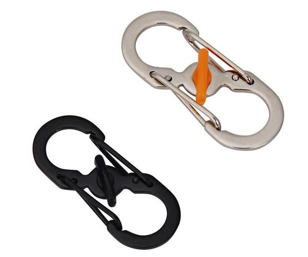 mini buckle hook Carabiner Key chain ring Hiking hanging hooks mountaineering Carabiner snap for keys Safety outdoor hanging tool