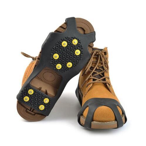 2018 Outdoor Unisex Snow Antislip Spikes Grips Grippers Crampon Cleats For Shoes Boot Overshoses