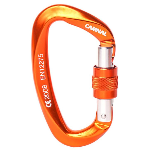 Threadlock main lock Climbing main lock Outdoor equipment thread lock rock climbing supplies safety buckle 25KN multicolor