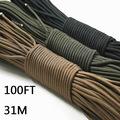 Paracord 550 Parachute Cord Lanyard Rope Mil Spec Type Iii 7 Strand 100ft 31m Climbing Camping Survival Equipment Climbing Rope