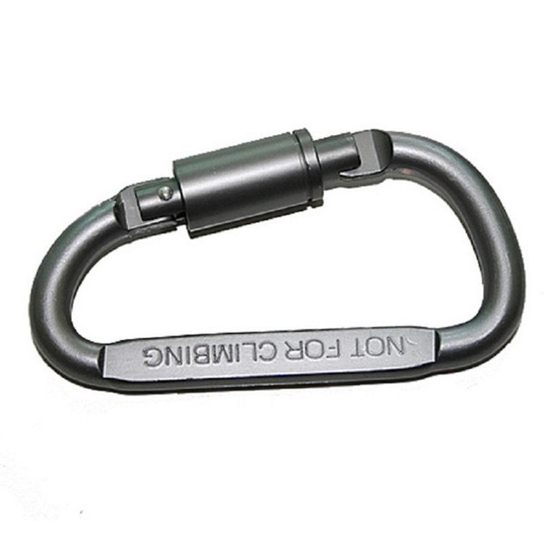 Carabiner Screw Lock Bottle Hook Buckle Hanging Padlock Key Chain Camping F00082 CADR