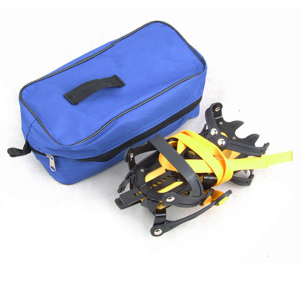 2pcs/pair Crampon Ice Snow Traction Shoe Boot Cleats Non-Slip Gripper Spikes Climbing Equipment Travel Kits Crampons Ice Shoe Spike