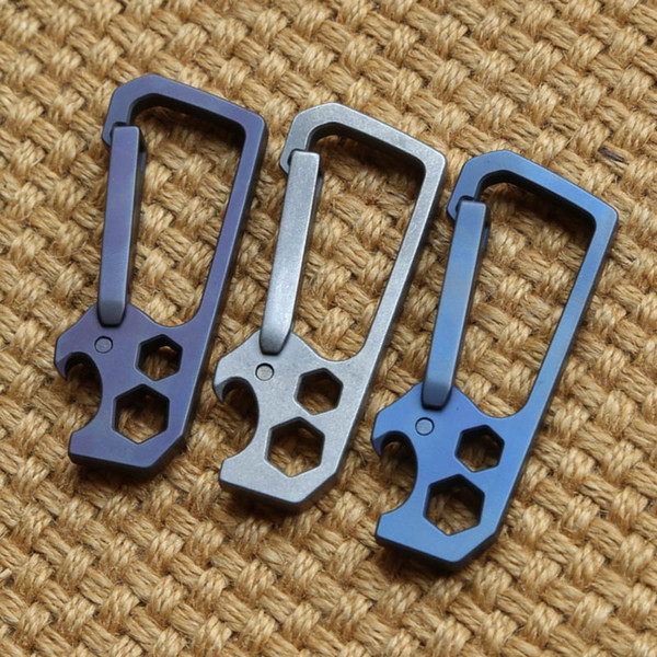 MG Made Titanium Anodizing camping Utilities EDC Multifunction outdoor hunting tool hook Multifunction Accessories Multi tools