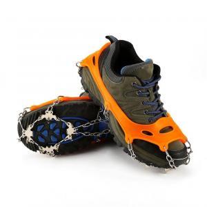 Non-Slip Crampons Hiking Climbing Walking Shoes Chain Cleat Outdoor Ice Claw Anti-skid Shoes Set 10 Teeth LLA103