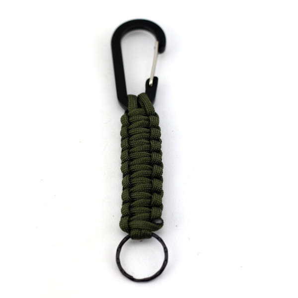 Outdoors Olecranon Hook Keychain Tactic Nylon Woven Belt Key Buckle Hang Button Mountaineering Buckle Pendant Multipurpose Belt