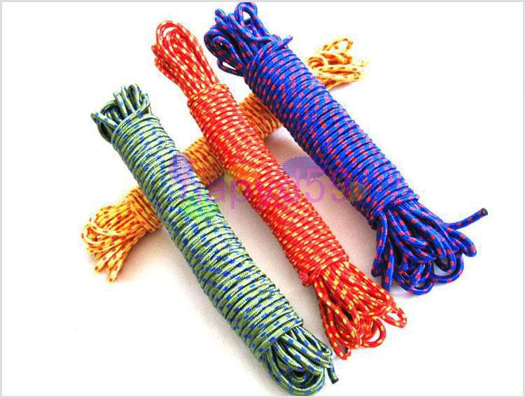 10M free ship new 6mm outdoor sport rock climbing descent climbing rope braided rope rappelling safety aids rope life-saving equipment