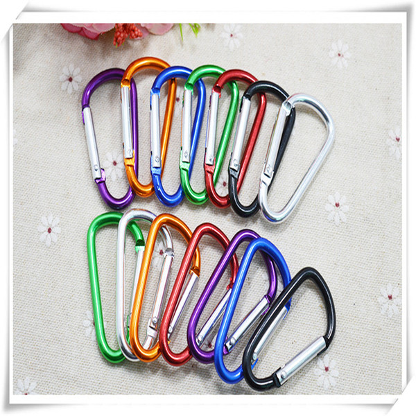 Carabiner Rings Outdoor Carabiner Durable Climbing Hook Aluminum Camping Accessory Carabiner Clip Key Chain Camp Snap Clip Hook Hot Selling