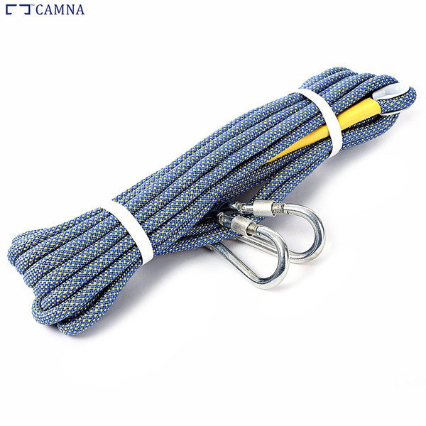 CAMNA 10M Lifeline Climbing Rope Available Escape Rope Camping Survival Equipment Climbing Rope Cord String Safety Lifeline Professional