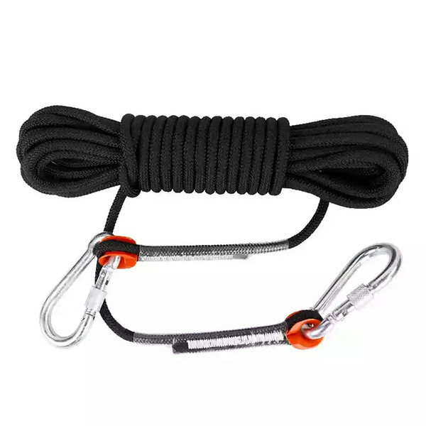 Climbing rope static a strong line down improve outdoor equipment safety rope rescue catch with a lasso speed down equipment