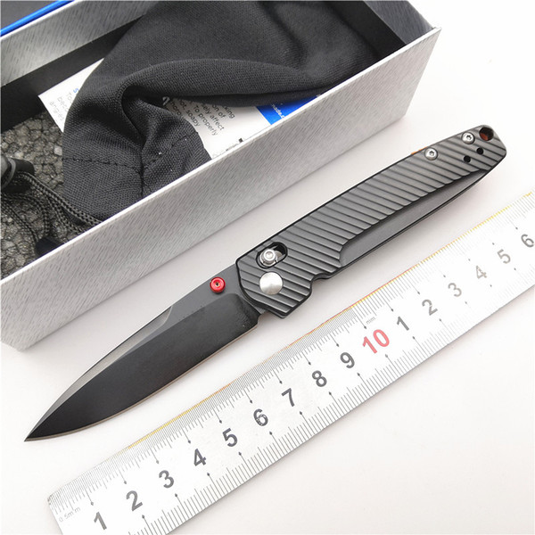 BM Limited Edition 485 Axis system Folding knife Titanium handle D2 Blade outdoor survival camping hunting Pocket EDC knife