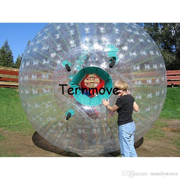 zorb ball 3M diameter human hamster balls 0.8 mm PVC material rolling human hamster aqua zorbing ball land grass zorb balls