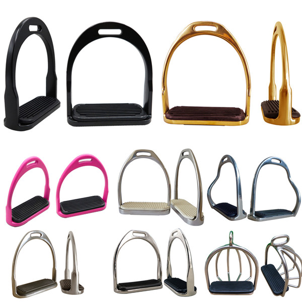 Horse Riding Racing Equipment, horse stirrup,with rubber pad ,Equestrian Saddle Accessories, Paardensport Hipica A