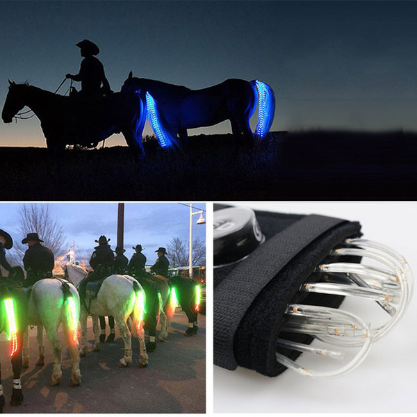 MOYLOR 100CM Horse Tail USB Light Chargeable LED Crupper Horse Harness Equestrian Paardensport Horse Riding Cheval Equitation T