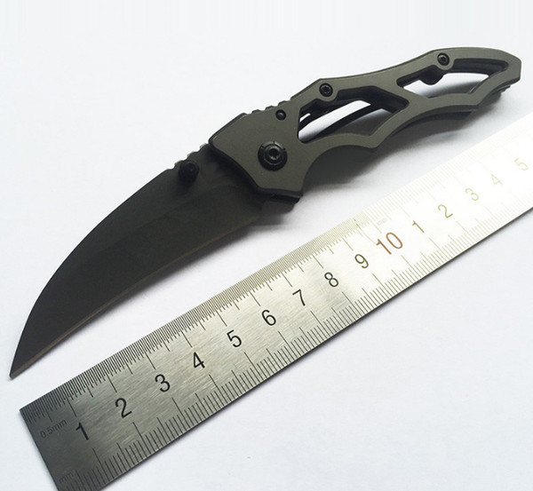 wholesale Small Pocket Knife 58Hrc 440C full steel folding knife boutique gift Outdoor utility tools EDC Portable Tool For Free Shipping