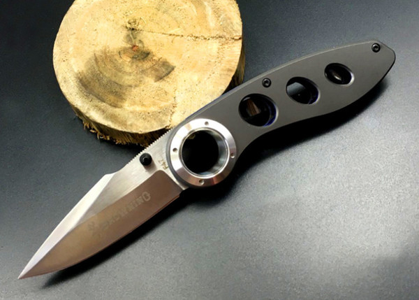 Wholesale BROWNING F47 High Quality Folding Blade Pocket Knife 440C Self-defense Tactical Knife Outdoor Hunting Camping Knives