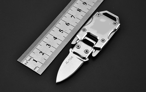 Wholesale Mini Pocket Knife with Rope Metal Pendant Transformable Tactical Survival Knife Hunting Knives Outdoor EDC Tools