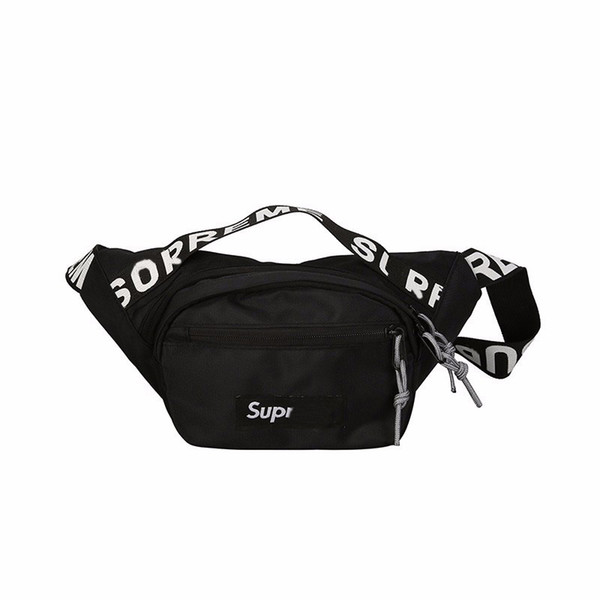 2019 Oxford Waist Bags Women Men Fanny Pack Shoulder Belt Bag Fashion Designer Crossbody Chest Packs Letter Bum Bag Hip Hop Brand