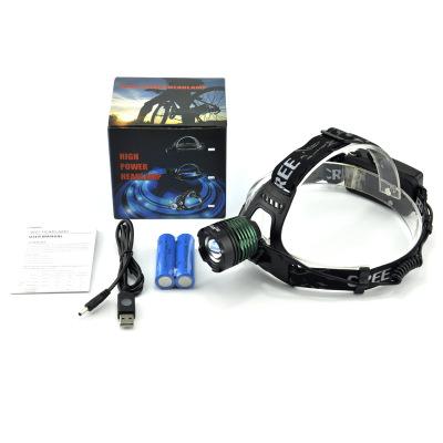 5000Lumens Zoom Mini Headlamp XM-T6 LED Torch Head Light Rechargeable Hunting Headlight Rainproof Fishing Head Lamp