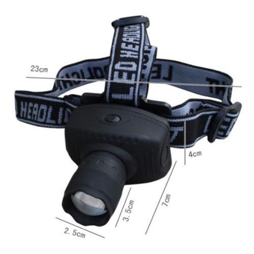 600LM Q5 LED Headlamp Zoom Outdoor Headlight LED 3 Modes Frontal FlashlightTorch Head Lamp For Bicycle Camping Hiking Fishing Free DHL