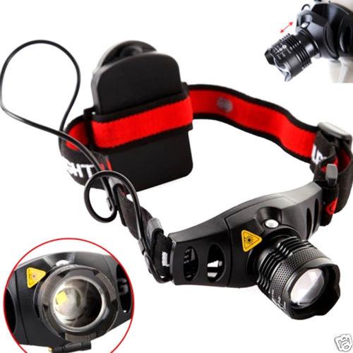 Q5 1000LM 4 Modes LED Headlight Headlamp Zoomable Focus Head Lamp Torch Flashlight Camping Spotlight Lantern For Hunting Use AAA