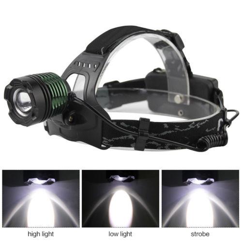 Waterproof XM-L T6 LED Zoom Mini Headlamp Hunting Headlight Head Torch Lamp Portable USB Rechargeable Bike Head Light 18650 Battery Charger