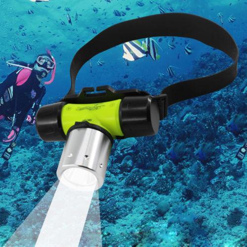 T6 LED Waterproof Diving Headlamp Underwater Headlight 20m Dive Swimming Fishing Hunting Flashlight 18650/ AAA With Original Box