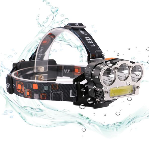 2000Lumens T6 LED Headlamp USB Rechargeable Headlight Head Lamp 7 Modes White Red Lighting Torch Light for Outdoor Camping Hunting