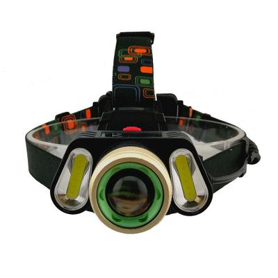 LED Headlamp 1000Lumens T6 + 2COB Headlight Head Lamp 4 Modes Rechargeable Zoom Flashlight Hunting Camping Torch Light