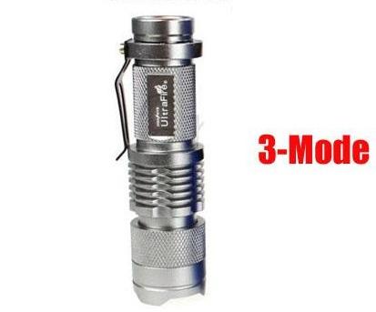 Portable Mini penlight Q5 LED Flashlight 300lumens High Power Waterproof Torch 3 Modes zoomable Adjustable Focus Lantern