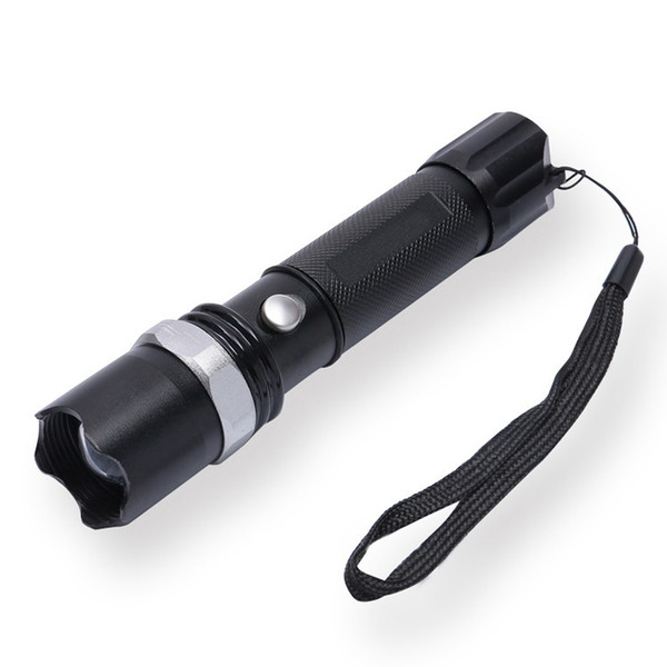 2000Lumens XML T6 Tactical LED Flashlight 5 Modes Zoom Adjustable Flashlight 18650 Rechargeable Torch Light Lanterna Free Shipping