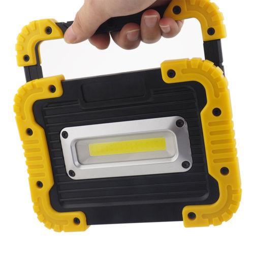 10W USB Rechargeable COB LED Work Light Waterproof Flood Light Power Bank Emergebcy Flashlight Camping Hunting Torch Lamp