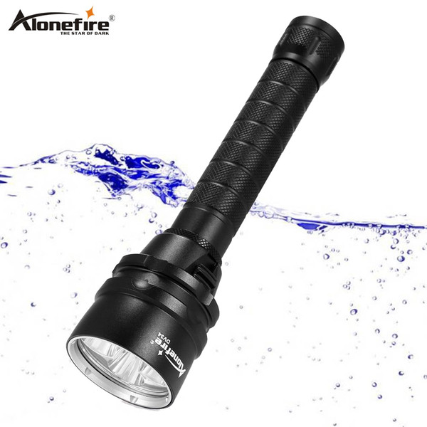 AloneFire DV34 5x Dive XML L2 LED 18650 torch light waterproof dive Lamp Tactical Hunting Search and rescue Climbing expedition flashlight