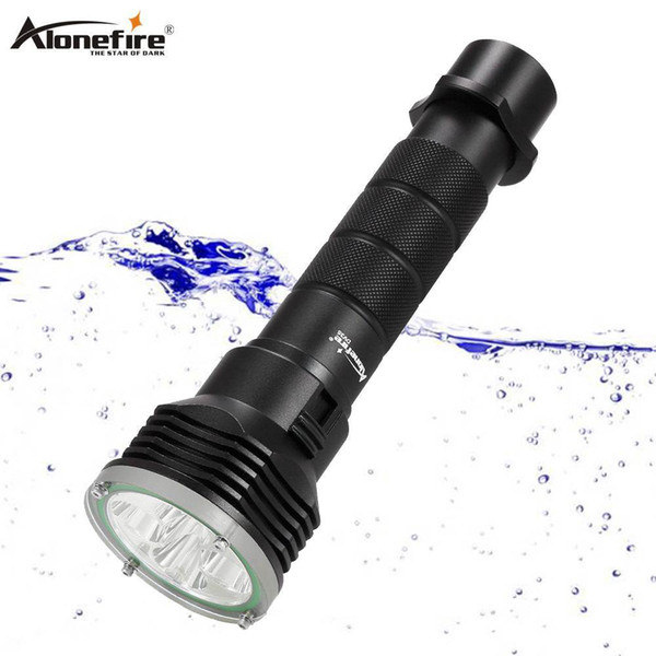 AloneFire DV35 5 x cree XM-L L2 LED 26650 torch light waterproof dive Lamp Tactical Hunting Search and rescue Climbing expedition flashlight