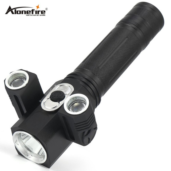 AloneFire X180 LED Flashlight XML T6 5000LM Waterproof Outdoor Climbing Portable tactical hunting Search and rescue hiking 18650 battery