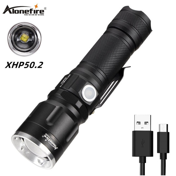 Alonefire H39 XHP50.2 most powerful led flashlight usb Outdoor Waterproof zoom Tactical torch for Camping Hiking Outdoor Travel Hike Hiking