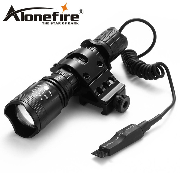 AloneFire Tactical TK400 CREE XM-L2 LED Flashlight Waterproof Outdoor Torch Light Cycling Bike Lights Portable Lantern for Camping Hunting