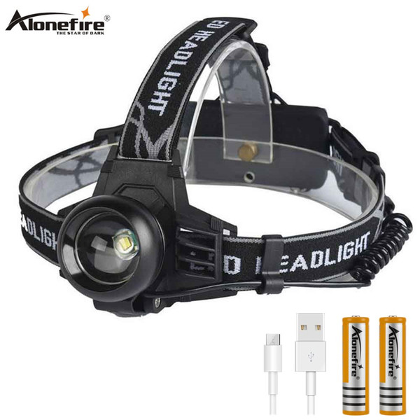 AloneFire HP99 5000LM XML-T6 Outdoor camping head lamp Hiking Hunting search and rescue headlight head lamp 18650 rechargeable battery