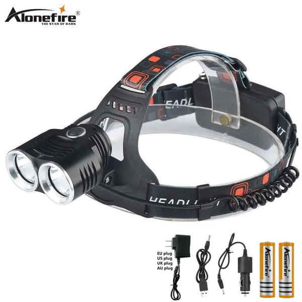 AloneFire HP29 CREE T6 led headlamp headlight Light Cycling Flashlight Tactical hunting Exercise Climbing Lighting work 18650 battery