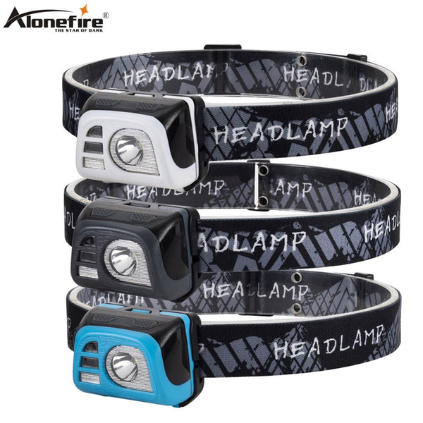 Alonefire HP47 mini Headlamp lightweight Waterproof LED Camping Head lamp Travel mini hike Headlig Night Lighting Lantern Exercise Climbing